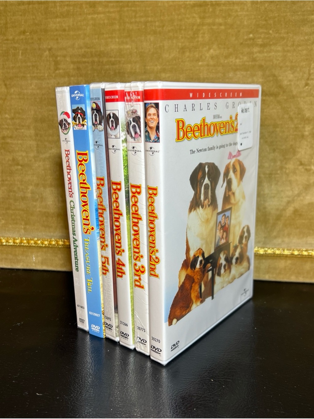 Beethoven DVD 6 Movie Lot Charles Grodin Bonnie Hunt Reinhold Larroquette Sealed